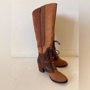 Farylrobin brown knee high boots from Anthropologie